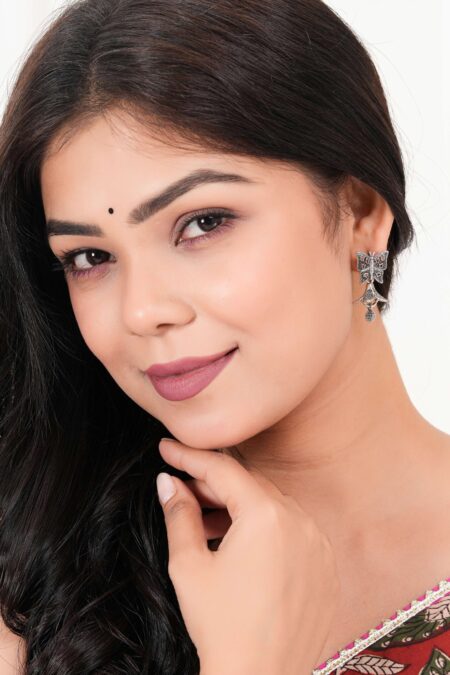 Women's Indian Bollywood Stylish AZ838-OXidised Jhumki Traditional Ethnic Earrings for Women - Unique Design