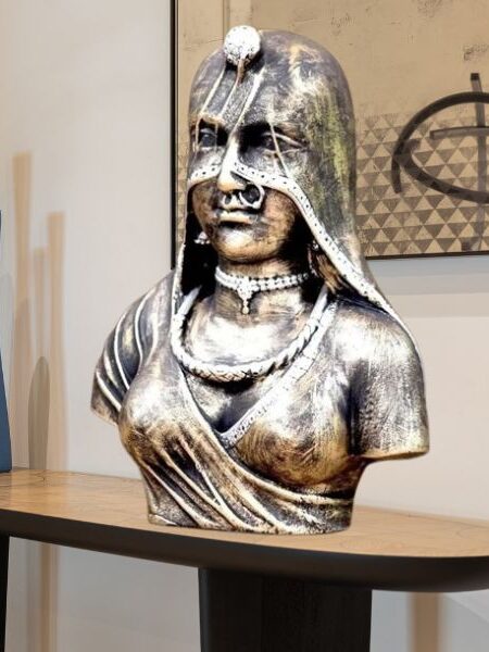 Bani Thani Resin Handcrafted Women Face Showpiece